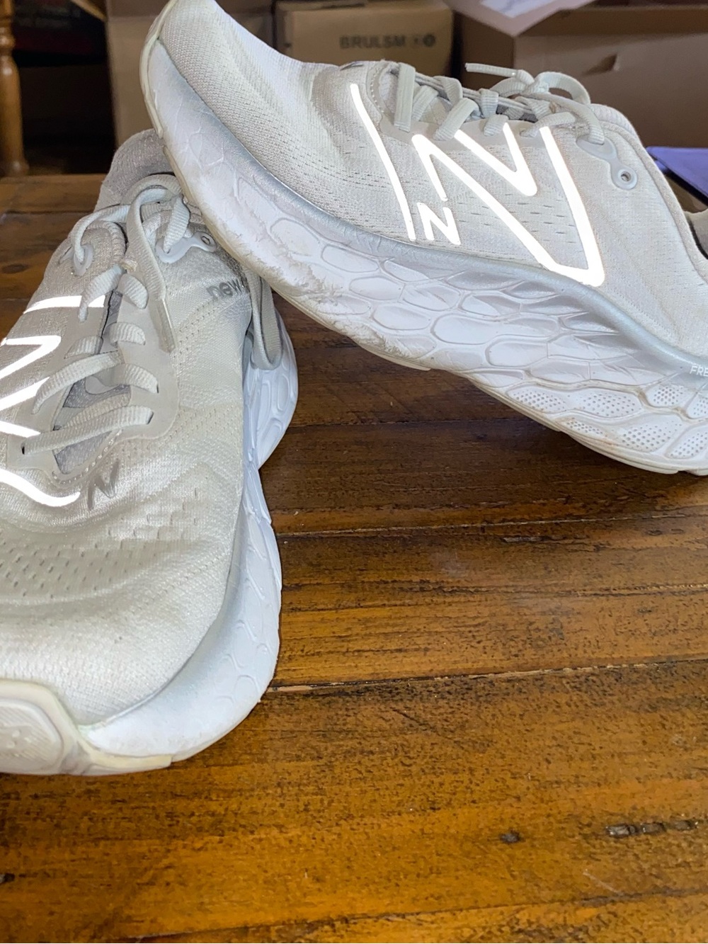 New Balance Women’s White Lightweight Running Sneakers